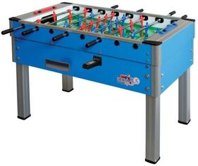 New Camp Coin Operated Blue Football Table