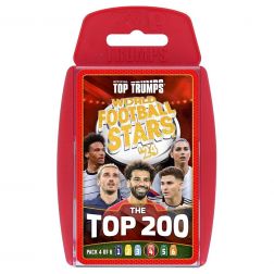 Top Trumps World Football Stars Top 200 Card Game Pack 4