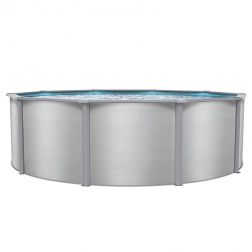 Garden Leisure Pacific Silvermist Round Steel Pool - 12ft Diameter