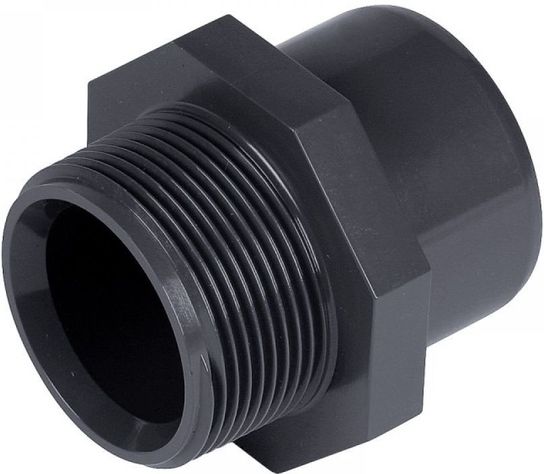 Adaptor Bush Socket For Rigid Pipe 50/63mm x 2in Male Thread