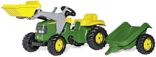 Rolly Kid John Deere Tractor & Frontloader & Trailer