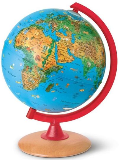 Circus Illuminated Globe 25cm