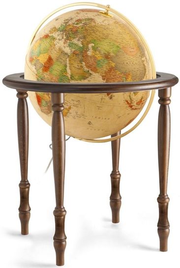 Cynthia Illuminated Globe With Stand 50cm