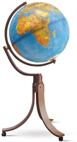 Emily Illuminated Tripod Globe 50cm