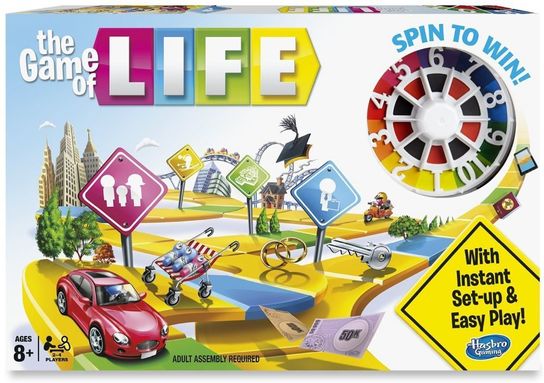 Hasbro Game Of Life Board Game