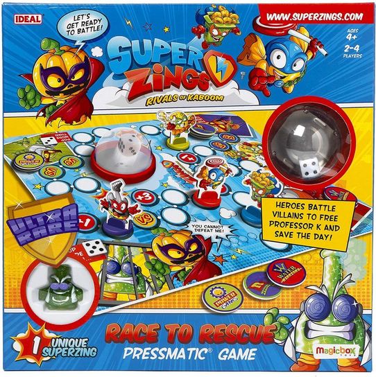 SuperZings Race to Rescue Pressmatic Game
