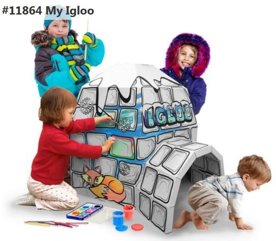 Cardboard Playhouse Igloo 11864