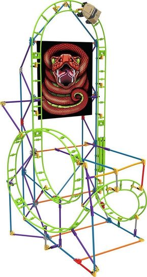 K'NEX Cobras Coil Roller Coaster Building Set 