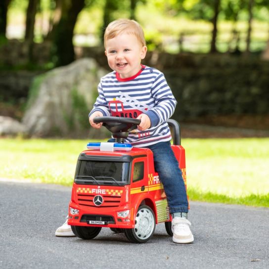 Mercedes-Benz Antos Fire Engine Push-Along Ride On