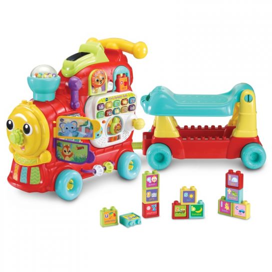 VTech Baby 4-in-1 Alphabet Train Ride On ? Red