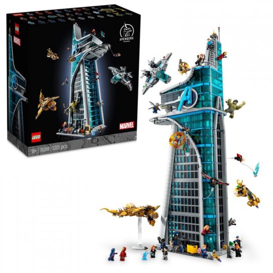 LEGO Marvel 76269 Avengers Tower Building Set for Adults