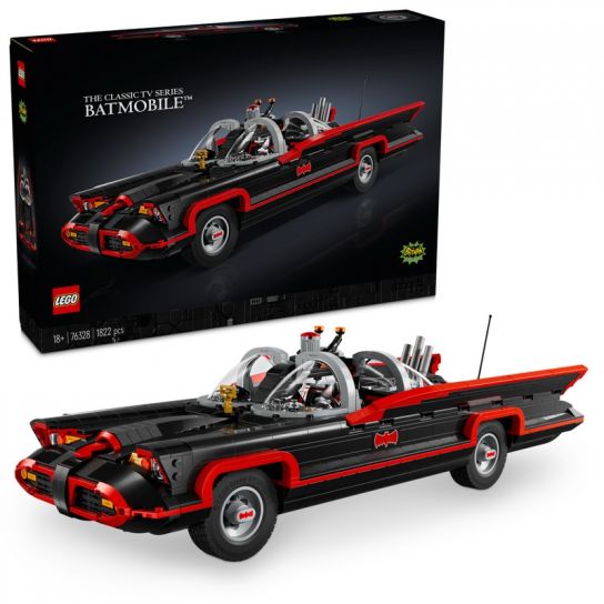 Batman LEGO DC 76328 Classic TV Series Batmobile Building Set for Adults