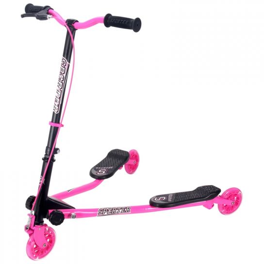 Sporter 3-Wheel LED Swing Scooter ? Pink