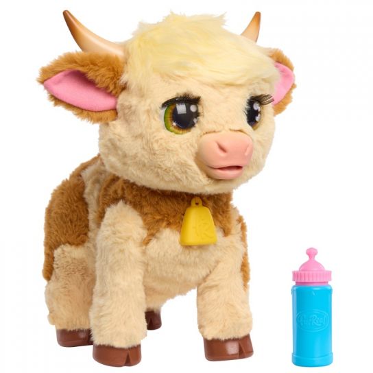 FurReal Maggie the Feed & Follow Cow Interactive Plush Toy