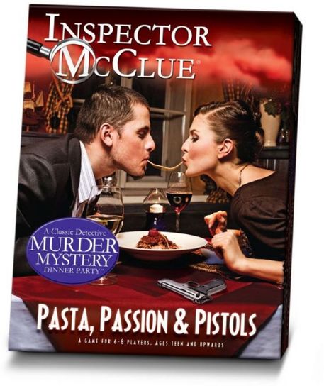 Murder Mystery Dinner Party Game Pasta Passion and Pistols with CD