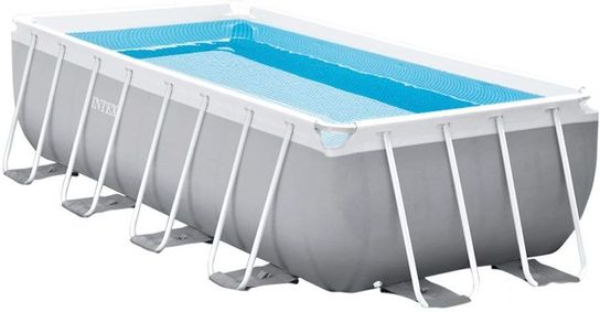 Intex Prism Metal Frame Rectangular Pool 13ft 1 1/2in x 6ft 6 3/4in x 39 1/2in - 26788NP 