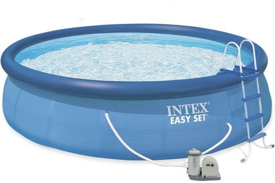Easy Set Inflatable Pool Package - 18ft x 48in by Intex