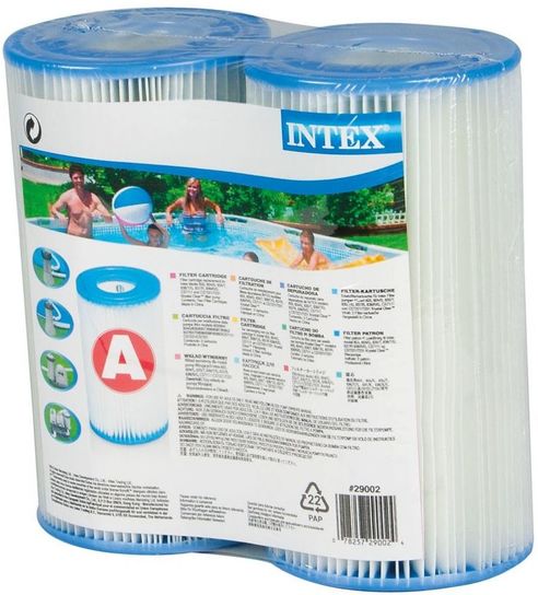 29002 Type A Cartridge Filter- Pack Of 2 by Intex