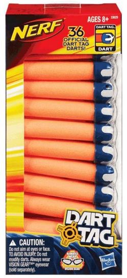 Nerf Dart Tag 36 Mega Refill Pack For Blaster Toys