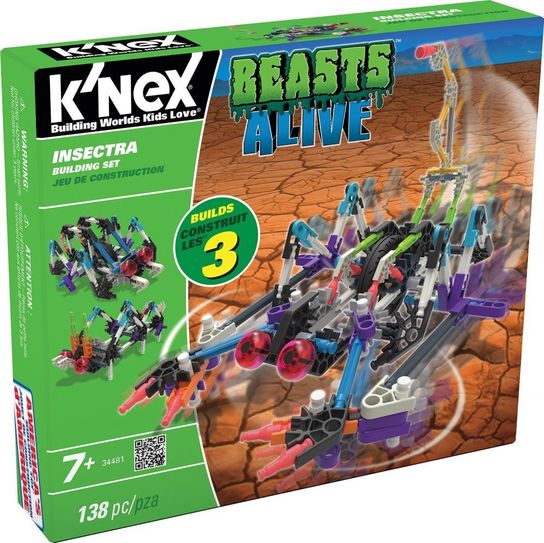 K'NEX Beasts Alive Insectra Building Set 