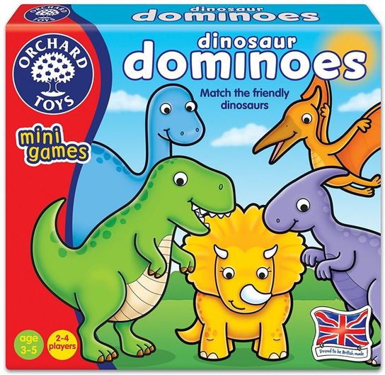 Orchard Toys Dinosaur Dominoes Mini Game 