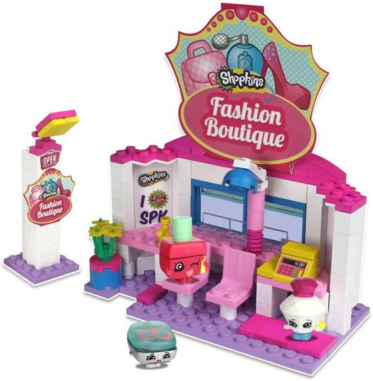 Shopkins Kinstructions Shopping Pack Fashion Boutique Building Set