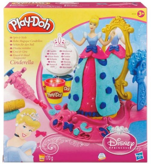 Hasbro Play-Doh Disney Princess Spin And Style Cinderella