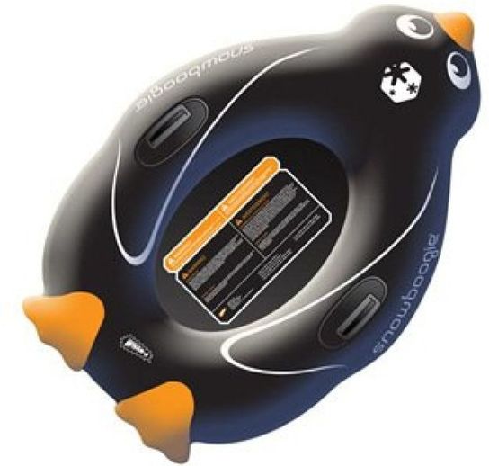 Arctic Penguin Inflatable Sledge by Snow Boogie