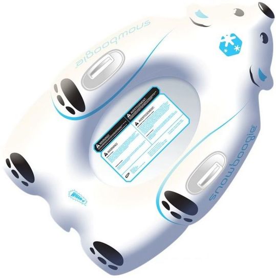 Arctic Polar Bear Inflatable Sledge by Snow Boogie