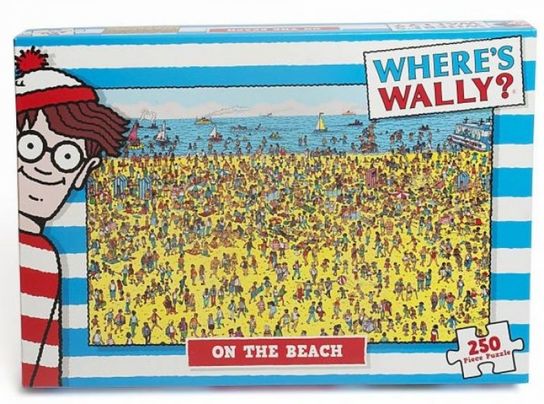 Paul Lamond Where's Wally Children's On The Beach 250 Piece Puzzle