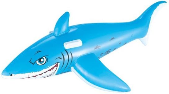 Great White Shark Rider Pool Inflatable