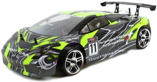 Radio Controlled 1:10 Scale Drift Car - Lambo Green
