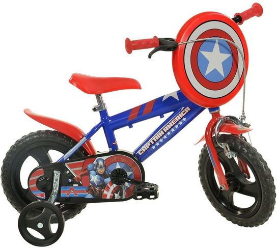 Dino Bicycles -  Captain America Bicycle 12 Inch Wheels 