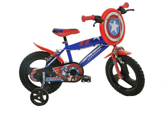 Dino Bicycles -  Captain America Bicycle 14 Inch Wheels  