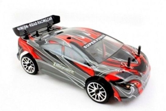 Radio Controlled 1:16 Electric 7.2v Drift King Car 4163 - Carbon Red