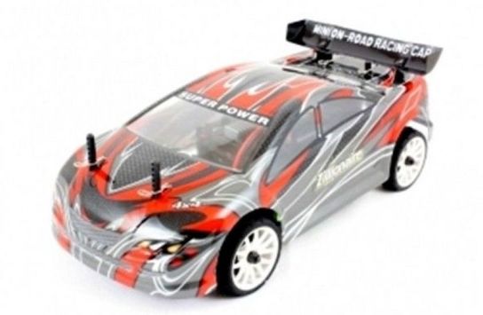Radio Controlled 1:16 Electric 7.2v Road Warrior Road Car Red Carbon