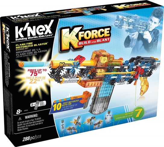 K-FORCE Flash Fire Motorised Blaster Building Set 