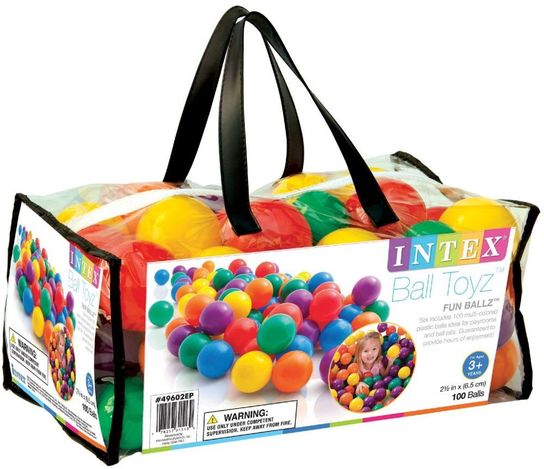 100 Small Fun Ballz - 49602 by Intex