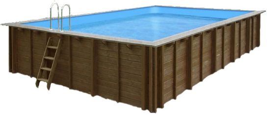 Rectangular Wooden Pool - 4m x 7.9m by Doughboy