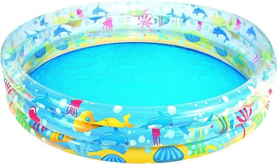 Deep Dive 3-Ring Paddling Pool - - 60in x 12in by Bestway