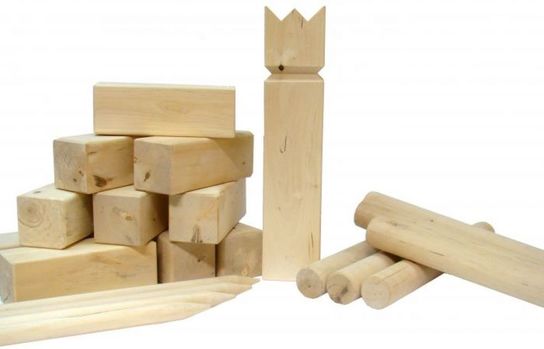 Kubb Birch Lawn Game