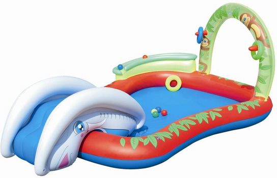 Interactive Play Pool - 53051 - 9ft 2in x 5ft 8in x 40in