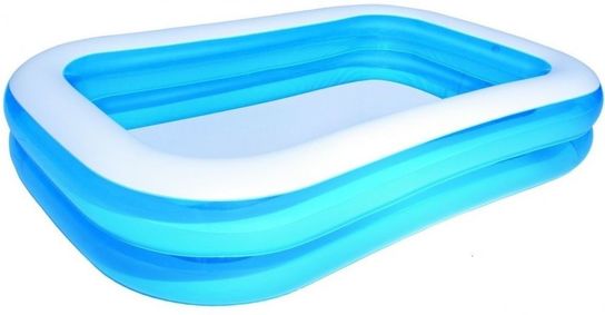 Blue Rectangular Family Paddling Pool 103" - 54006