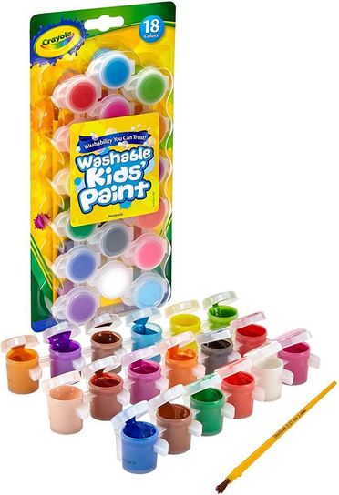 Washable Kids Paint by Crayola - Pack of 18