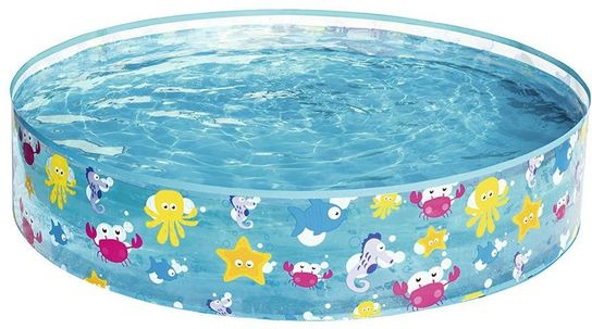 Fill-N-Fun Paddling Pool - , Blue - 48in x 10in by Bestway