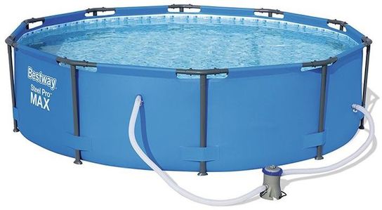 Steel Pro Metal Frame Round Pool - 56408 - 10ft x 30in by Bestway