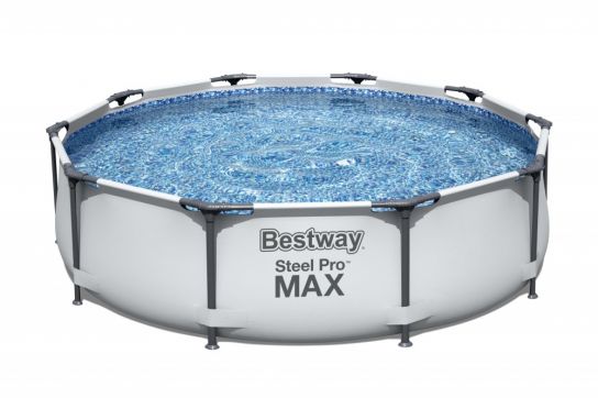 Bestway Steel Pro Max Metal Frame Round Pool With Pump- 56408NC 10ft x 30in