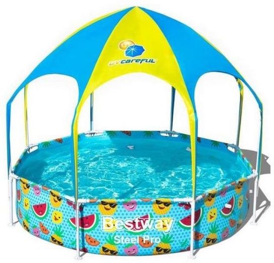 Steel Pro UV Careful 8ft x 20in Splash-in-Shade Play Pool- 56432