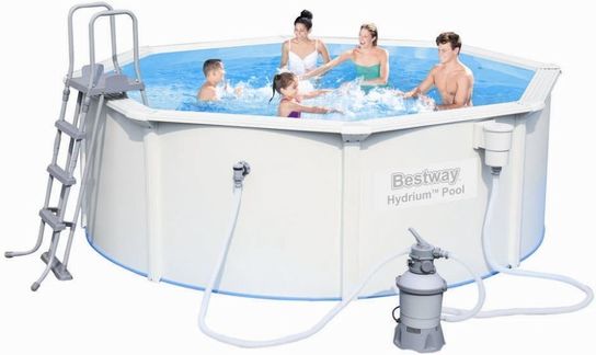 Hydrium Pool Package - 56566 - 10ft x 48in by Bestway