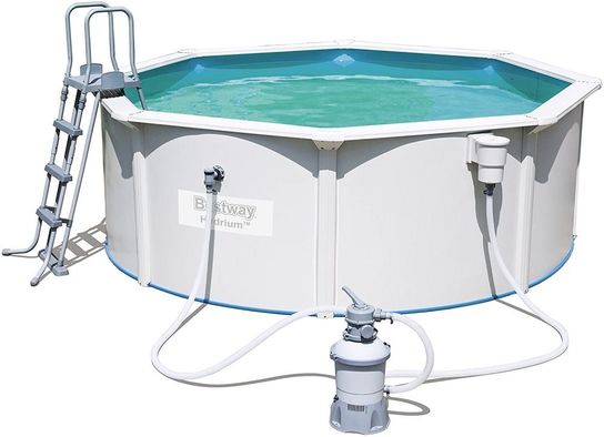 Hydrium Poseidon Steel Pool Package - 56574 - 12ft x 48in by Bestway